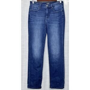Not Your Daughter's Sheri Slim Jeans 99%Cotton/1%Spandex Blue Lift Tuck Size 6